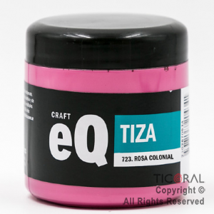 PINTURA TIZA EQ 723 ROSA COLONIAL 200 CC X 3 UNIDADES